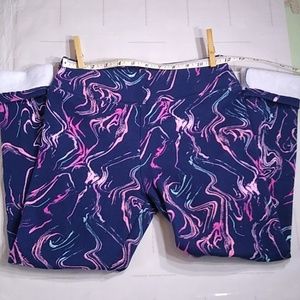 #452 Girls Size 10/12 Fur Lined Leggings 23" inseam